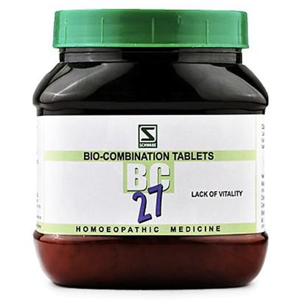 Dr Willmar Schwabe India Bio-Combination 27 (BC 27) Tablet bottle of 550 gm Biocombination Tablet