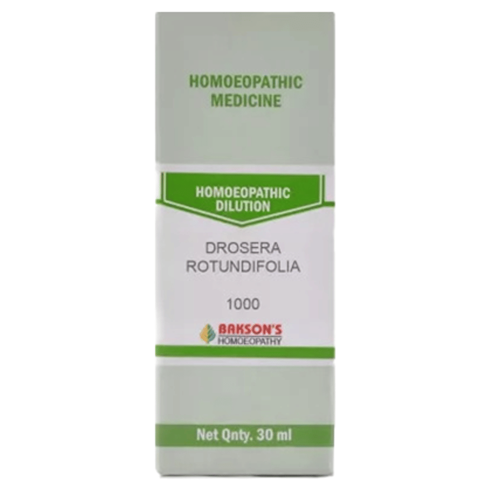 Bakson's Homeopathy Drosera Rotundifolia Dilution 1000 CH bottle of 30 ml Dilution