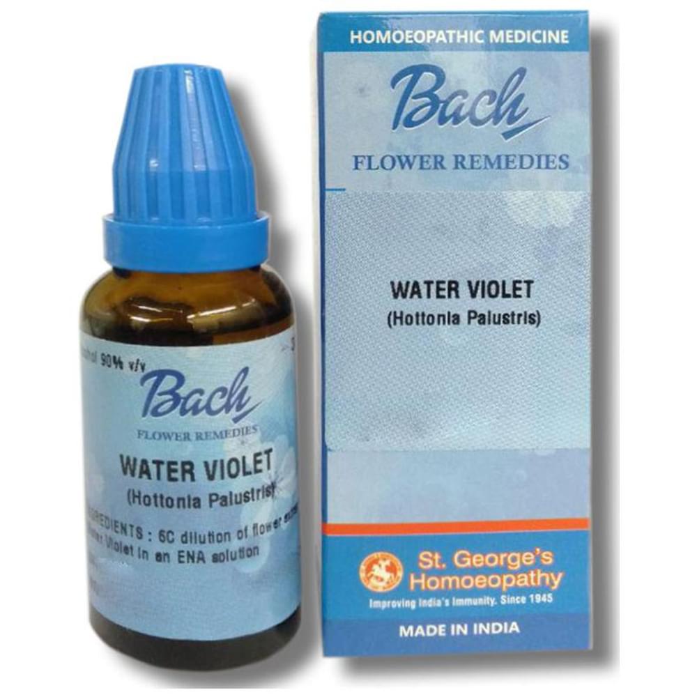 St. George‚Äôs Bach Flower Water Violet bottle of 100 ml Dilution