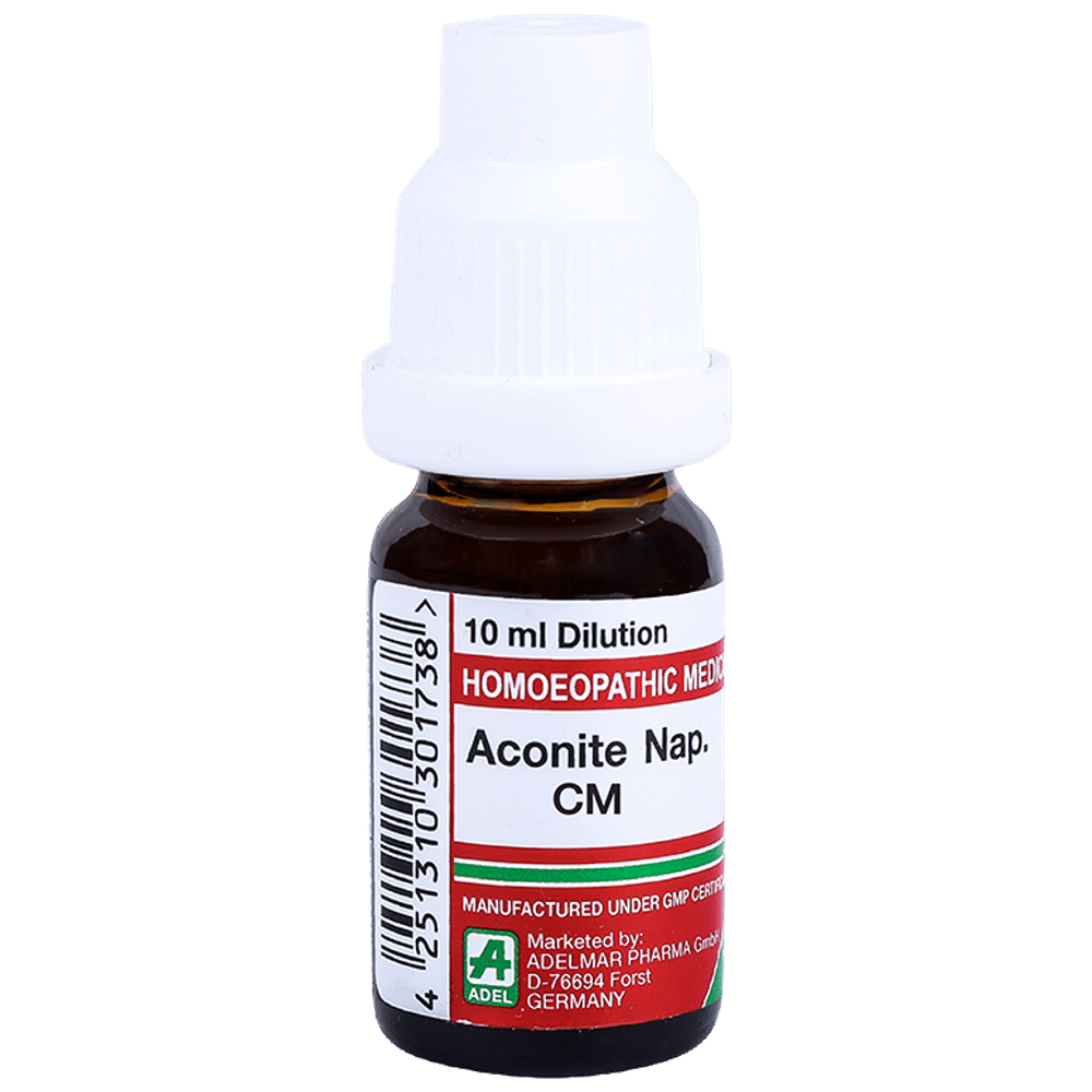 ADEL Aconite Nap.  Dilution CM bottle of 10 ml Dilution