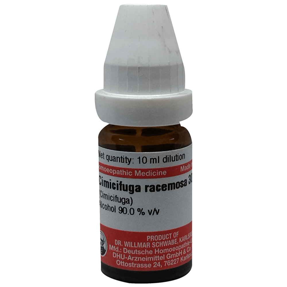 Dr Willmar Schwabe Germany Cimicifuga Racemosa Dilution 30 bottle of 10 ml Dilution