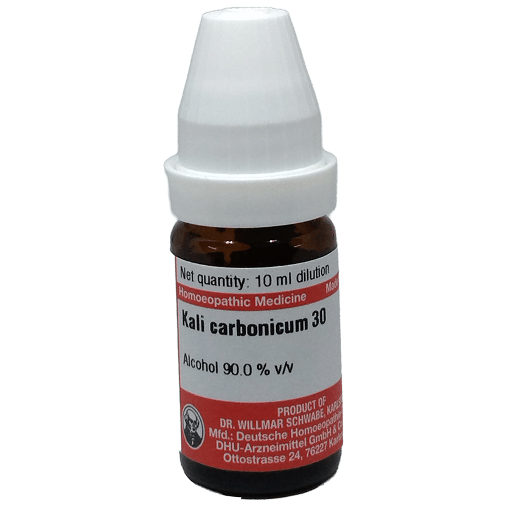 Dr Willmar Schwabe Germany Kali Carbonicum Dilution 30 bottle of 10 ml Dilution