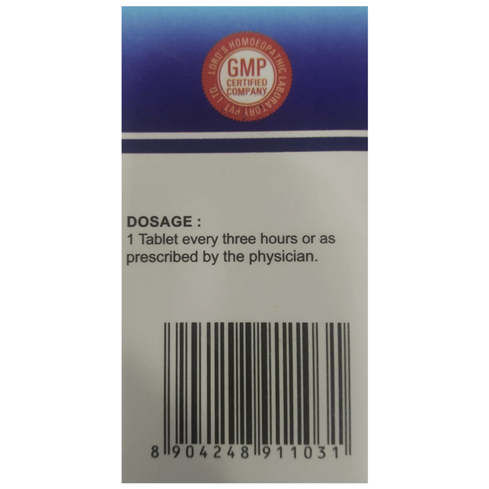 Lord's Ferrum Pic Trituration Tablet 3X bottle of 25 gm Trituration Tablet Lord's Ferrum Pic Trituration Tablet 3X bottle of 25 gm Trituration Tablet