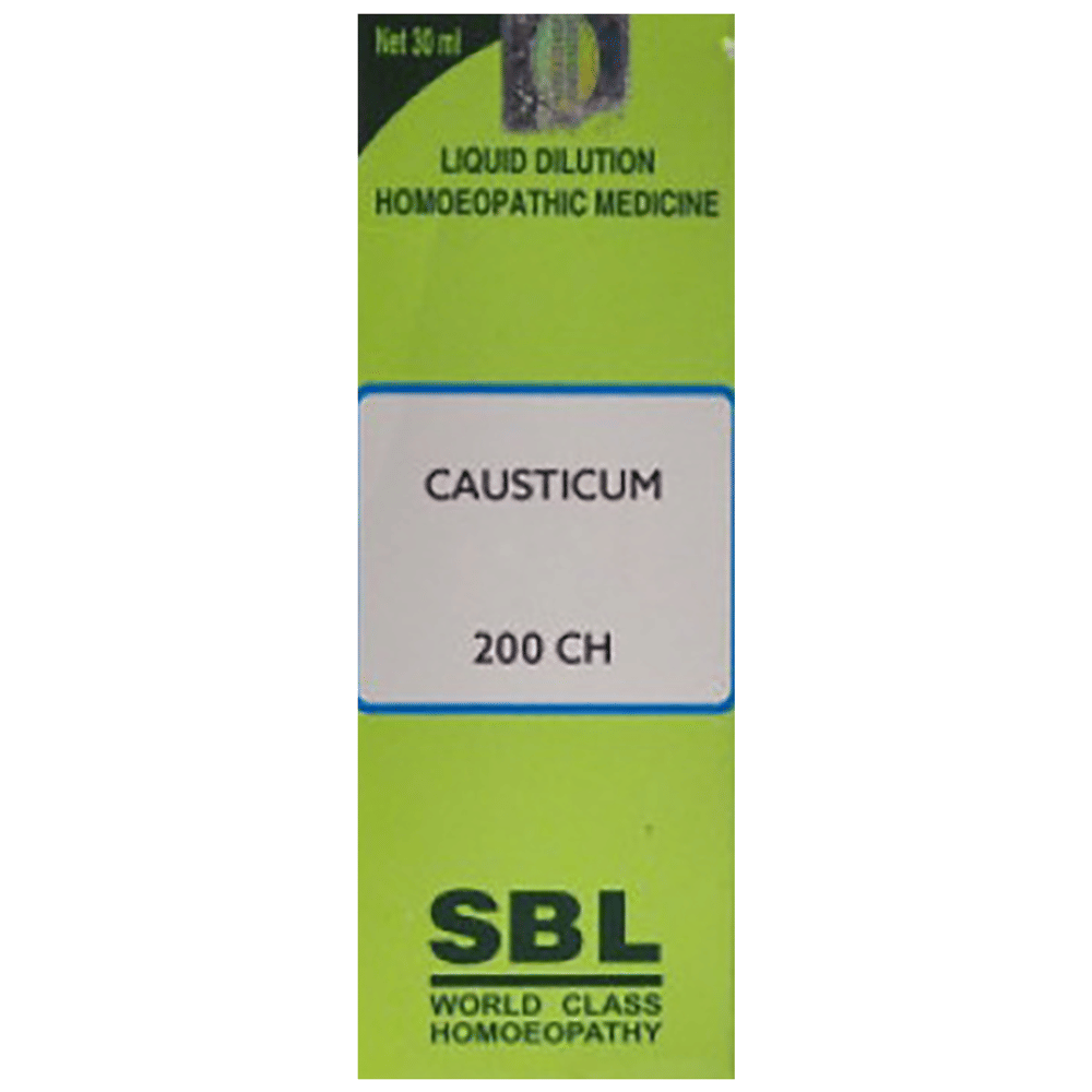 SBL Causticum Dilution 200 CH bottle of 30 ml Dilution