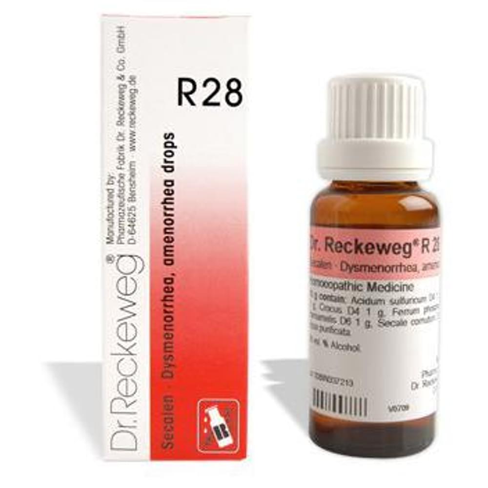 Dr. Reckeweg R28 Dysmenorrhea And Amenorrhea Drop bottle of 22 ml Drop Dr. Reckeweg R28 Dysmenorrhea And Amenorrhea Drop bottle of 22 ml Drop