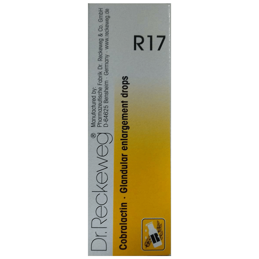 Dr. Reckeweg R17 Glandular Enlargement Drop bottle of 22 ml Drop