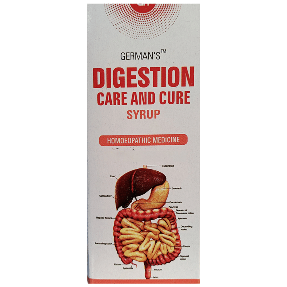 German's Digestion Care and Cure Syrup bottle of 125 ml Syrup