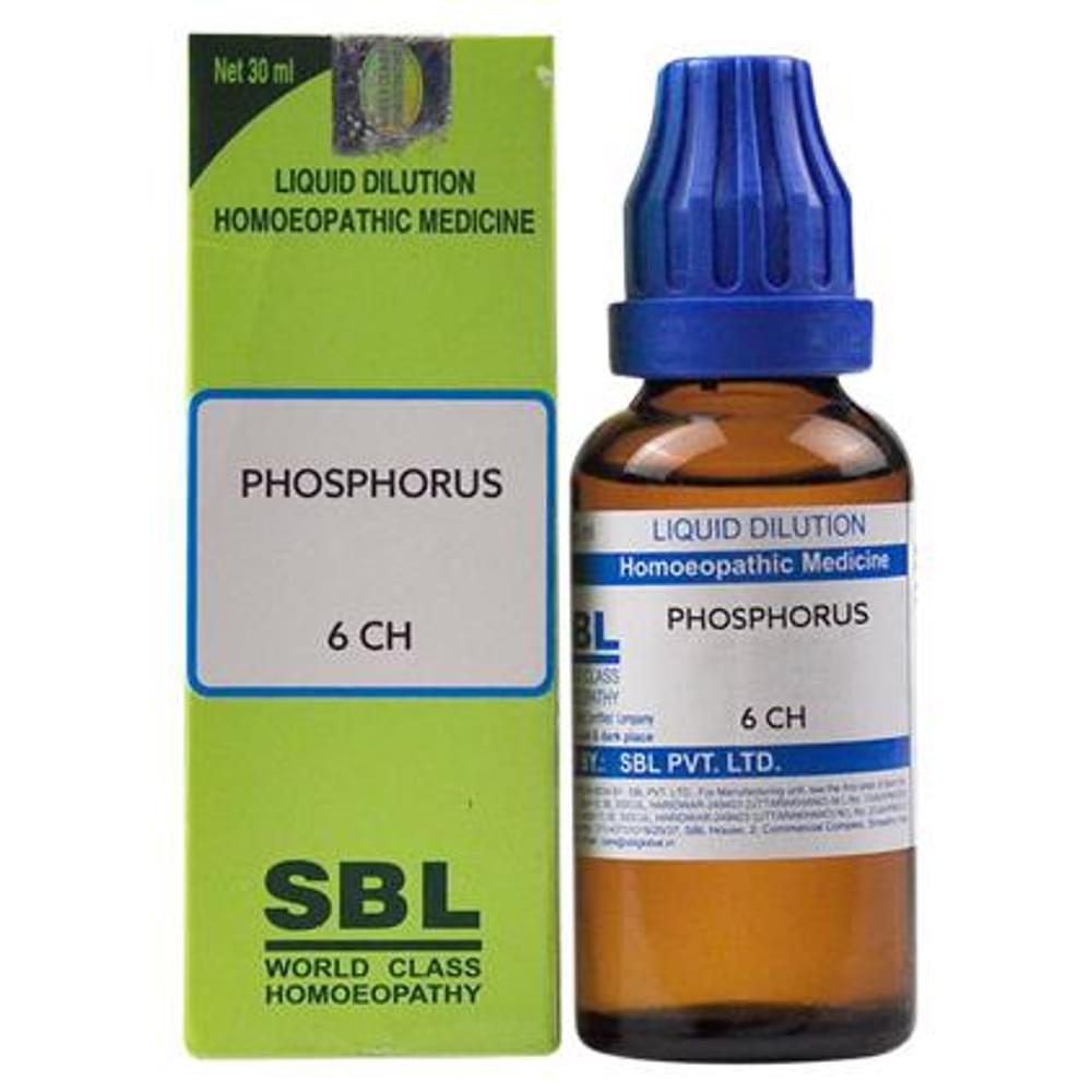SBL Phosphorus Dilution 6 CH bottle of 30 ml Dilution