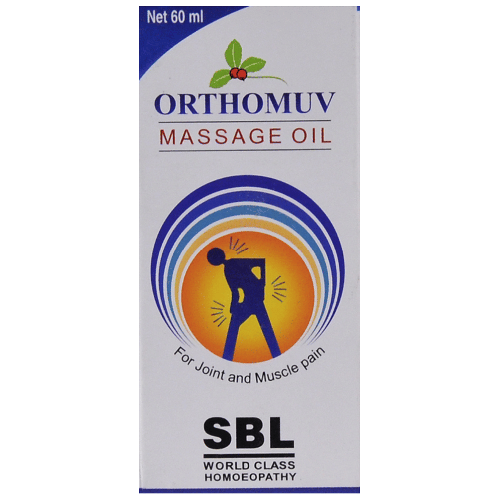SBL Orthomuv Massage Oil bottle of 60 ml Oil