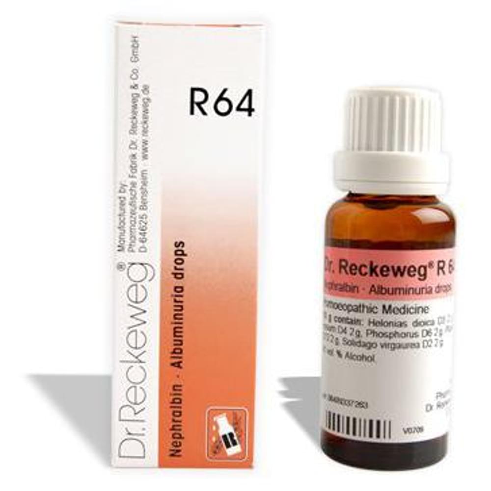 Dr. Reckeweg R64 Albuminuria Drop bottle of 22 ml Drop