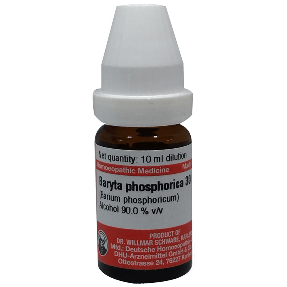 Dr Willmar Schwabe Germany Baryta Phosphorica Dilution 30 bottle of 10 ml Dilution