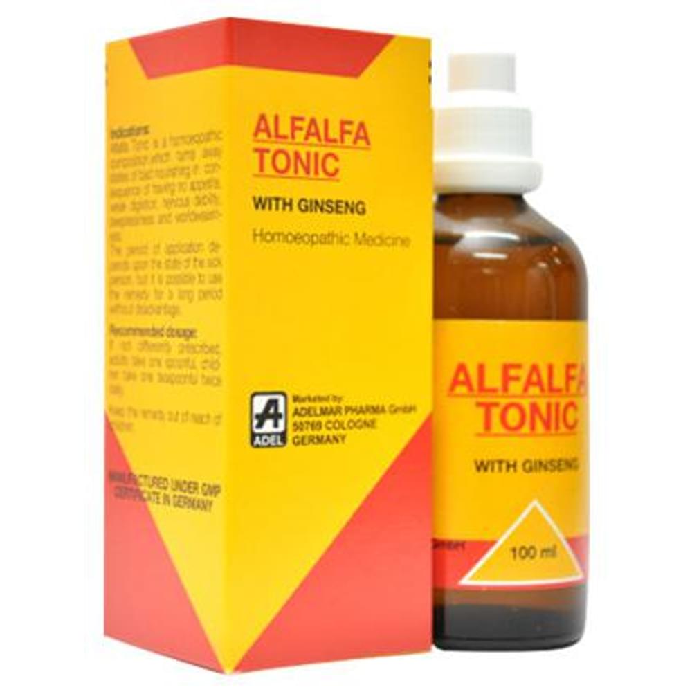 ADEL Alfalfa Tonic with Ginseng bottle of 100 ml Tonic