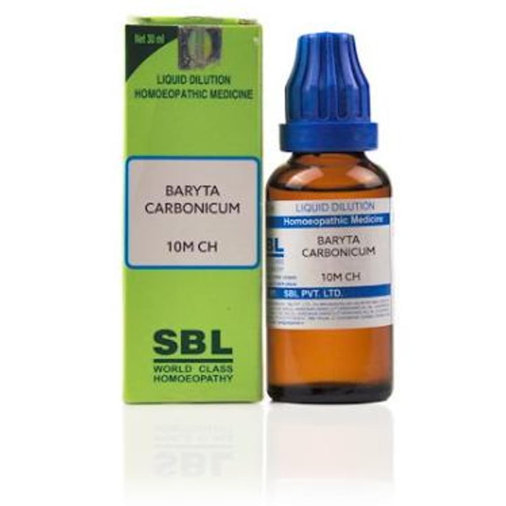 SBL Baryta Carbonica Dilution 10M CH bottle of 30 ml Dilution SBL Baryta Carbonica Dilution 10M CH bottle of 30 ml Dilution