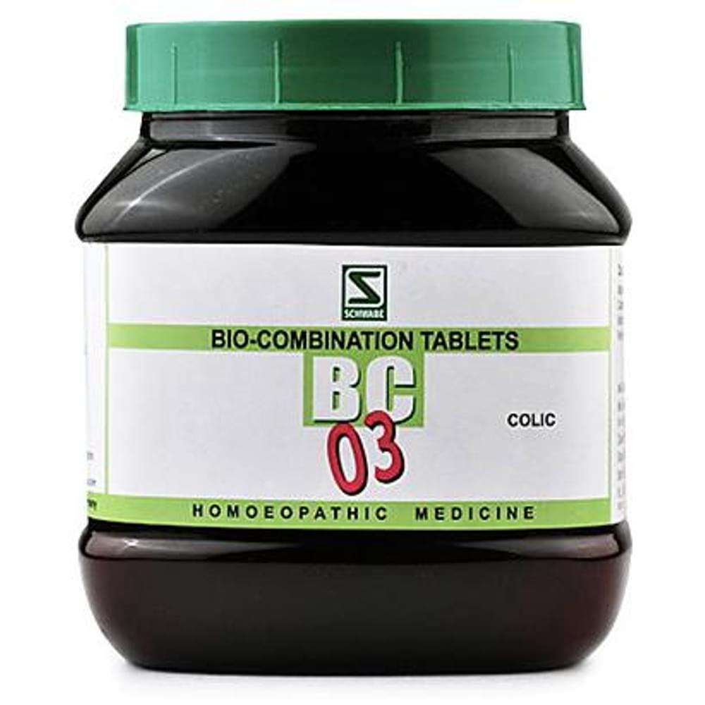 Dr Willmar Schwabe India Bio-Combination 03 (BC 03) Tablet bottle of 550 gm Biocombination Tablet