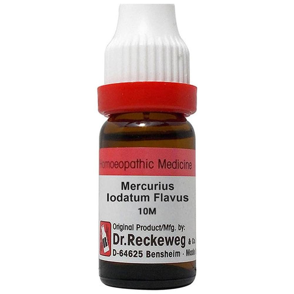 Dr. Reckeweg Mercurius Iodatum Flavus Dilution 10M CH bottle of 11 ml Dilution