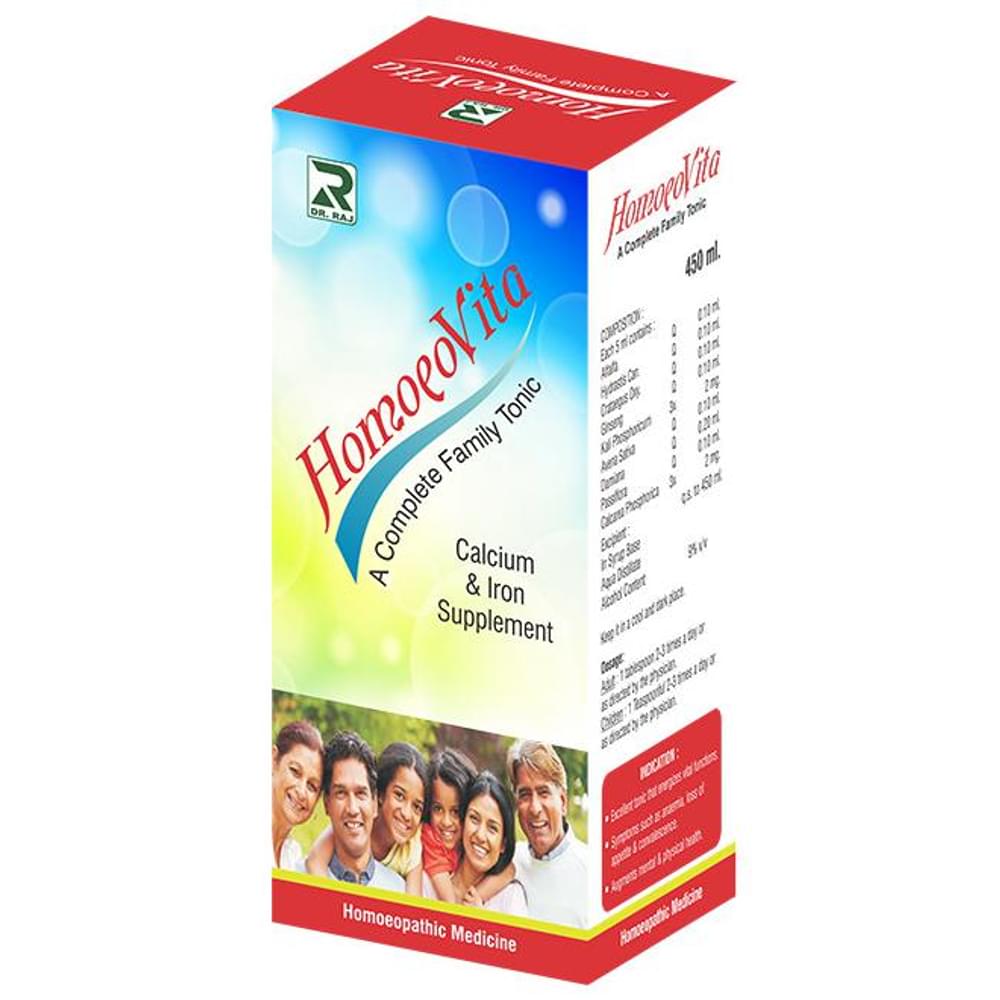 Dr. Raj Homoeo Vita Tonic bottle of 450 ml Tonic Dr. Raj Homoeo Vita Tonic bottle of 450 ml Tonic