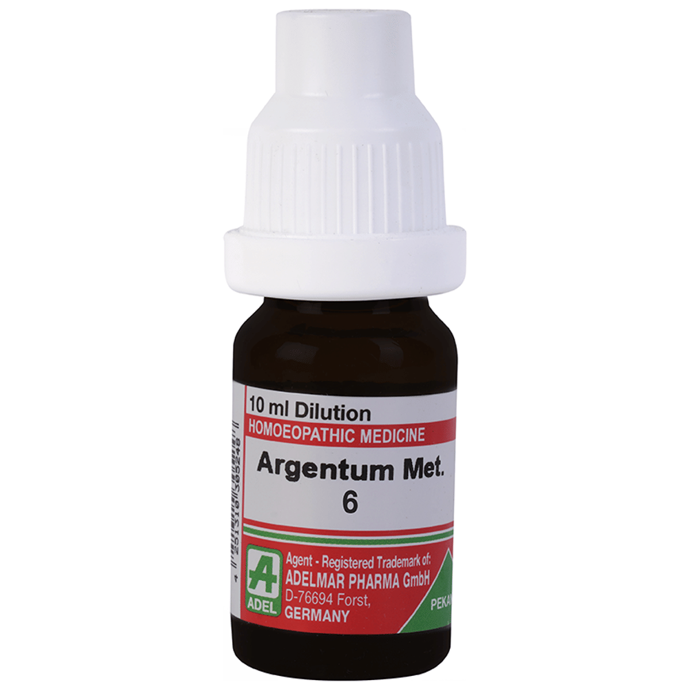 ADEL Argentum Met. Dilution 6 bottle of 10 ml Dilution ADEL Argentum Met. Dilution 6 bottle of 10 ml Dilution