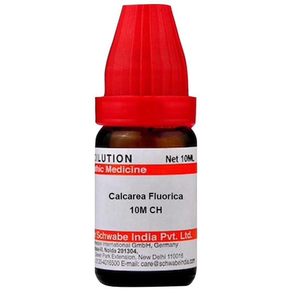 Dr Willmar Schwabe India Calcarea Fluorica Dilution 10M CH bottle of 10 ml Dilution