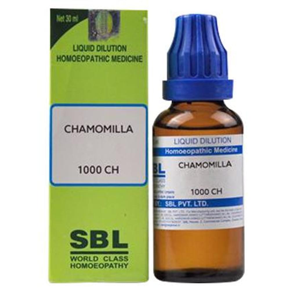 SBL Chamomilla Dilution 1000 CH bottle of 30 ml Dilution