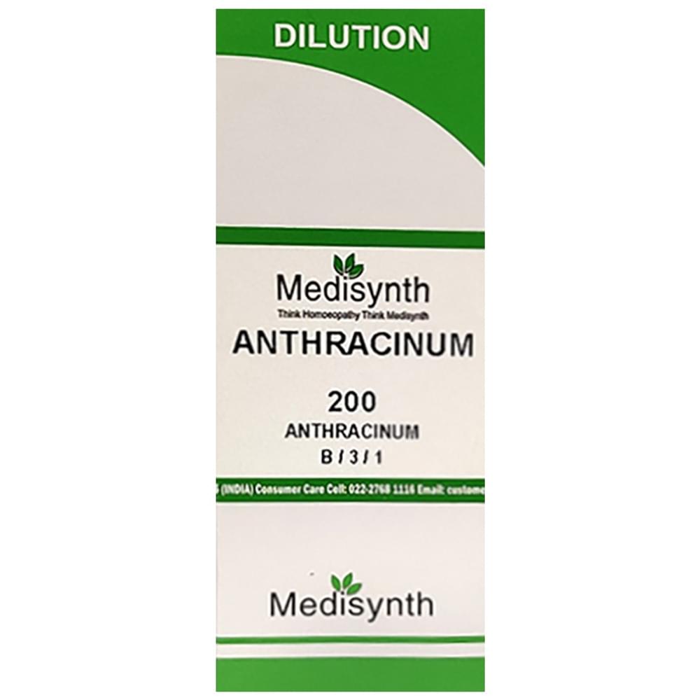 Medisynth Anthracinum Dilution 200 bottle of 30 ml Dilution