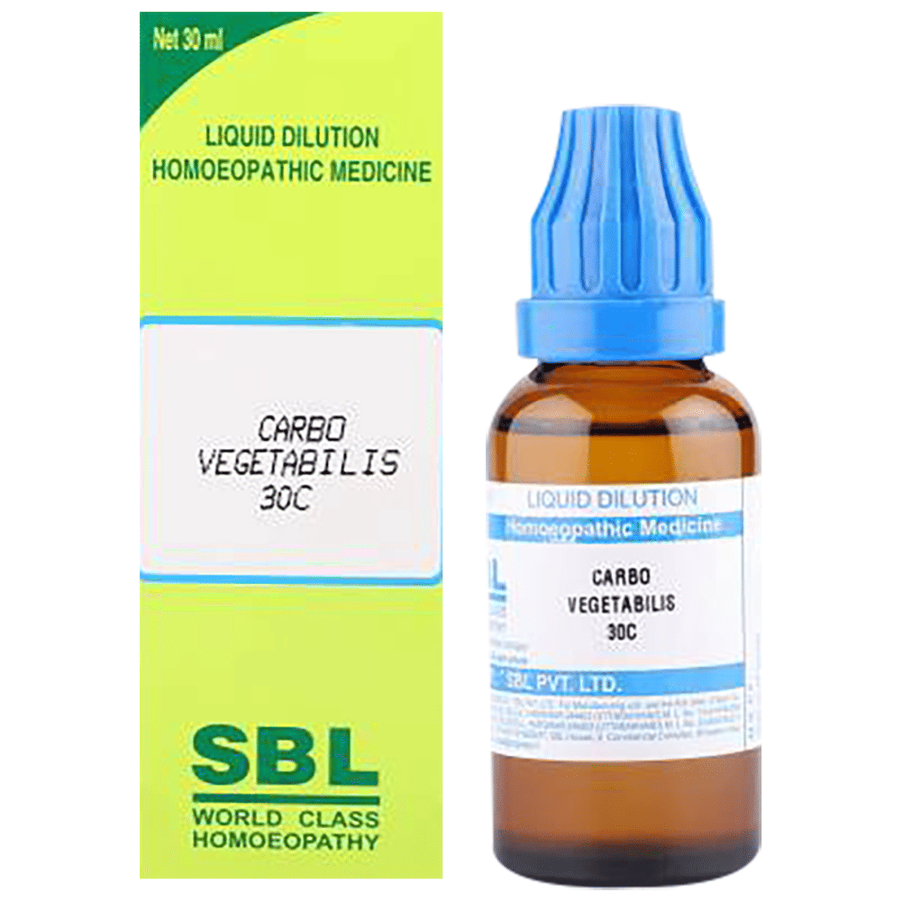 SBL Carbo Vegetabilis Dilution 30 CH bottle of 30 ml Dilution SBL Carbo Vegetabilis Dilution 30 CH bottle of 30 ml Dilution