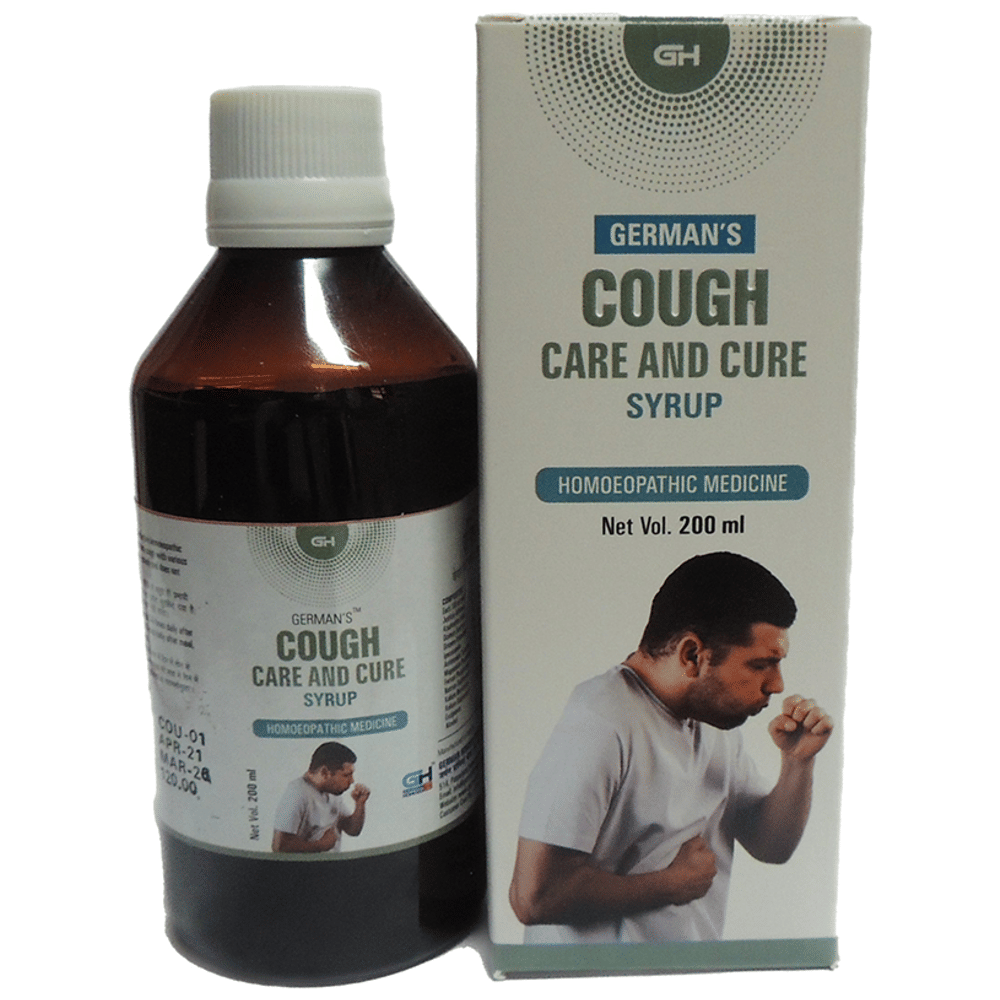 German's Cough Care and Cure Syrup bottle of 200 ml Syrup