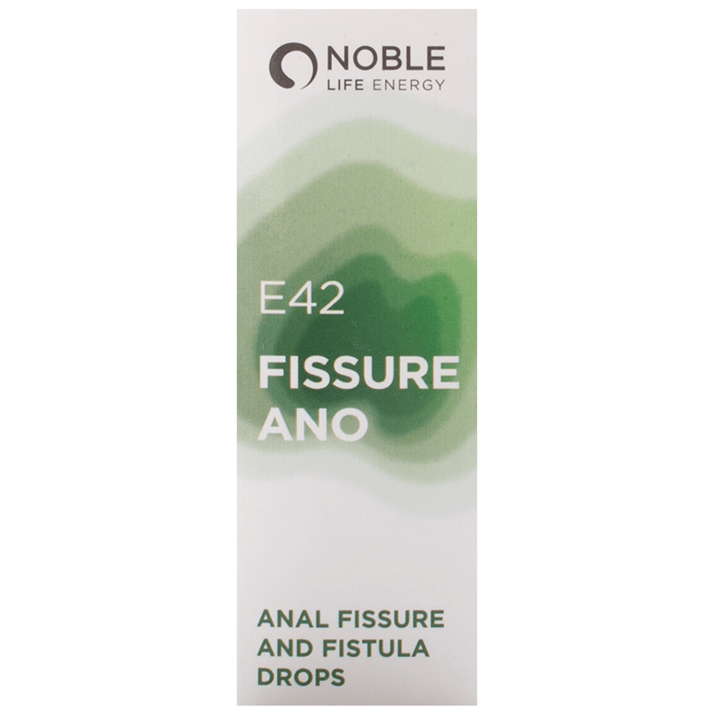 Noble Life Energy E42 Fissure Ano Anal Fissure and Fistula Drop bottle of 30 ml Drop