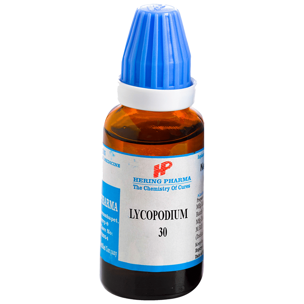 Hering Pharma Lycopodium Dilution 30 bottle of 30 ml Dilution