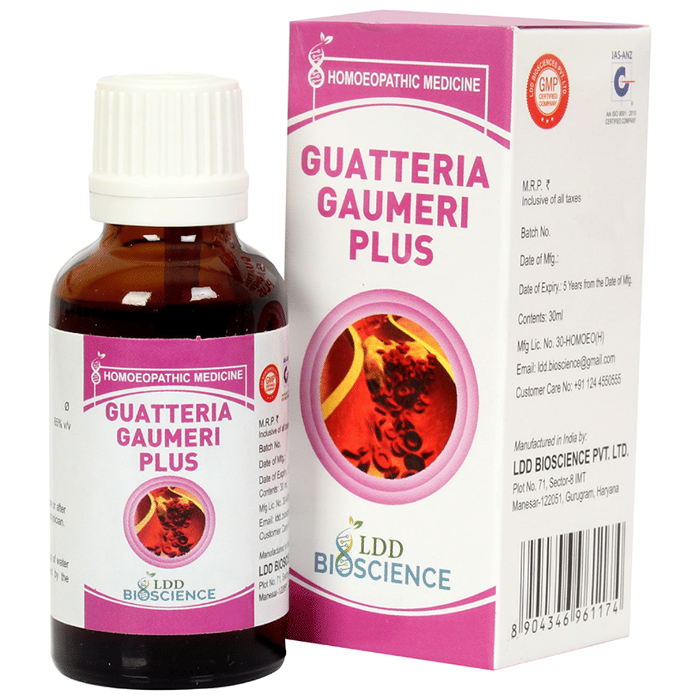 LDD Bioscience Guatteria Gaumeri Plus bottle of 30 ml Drop