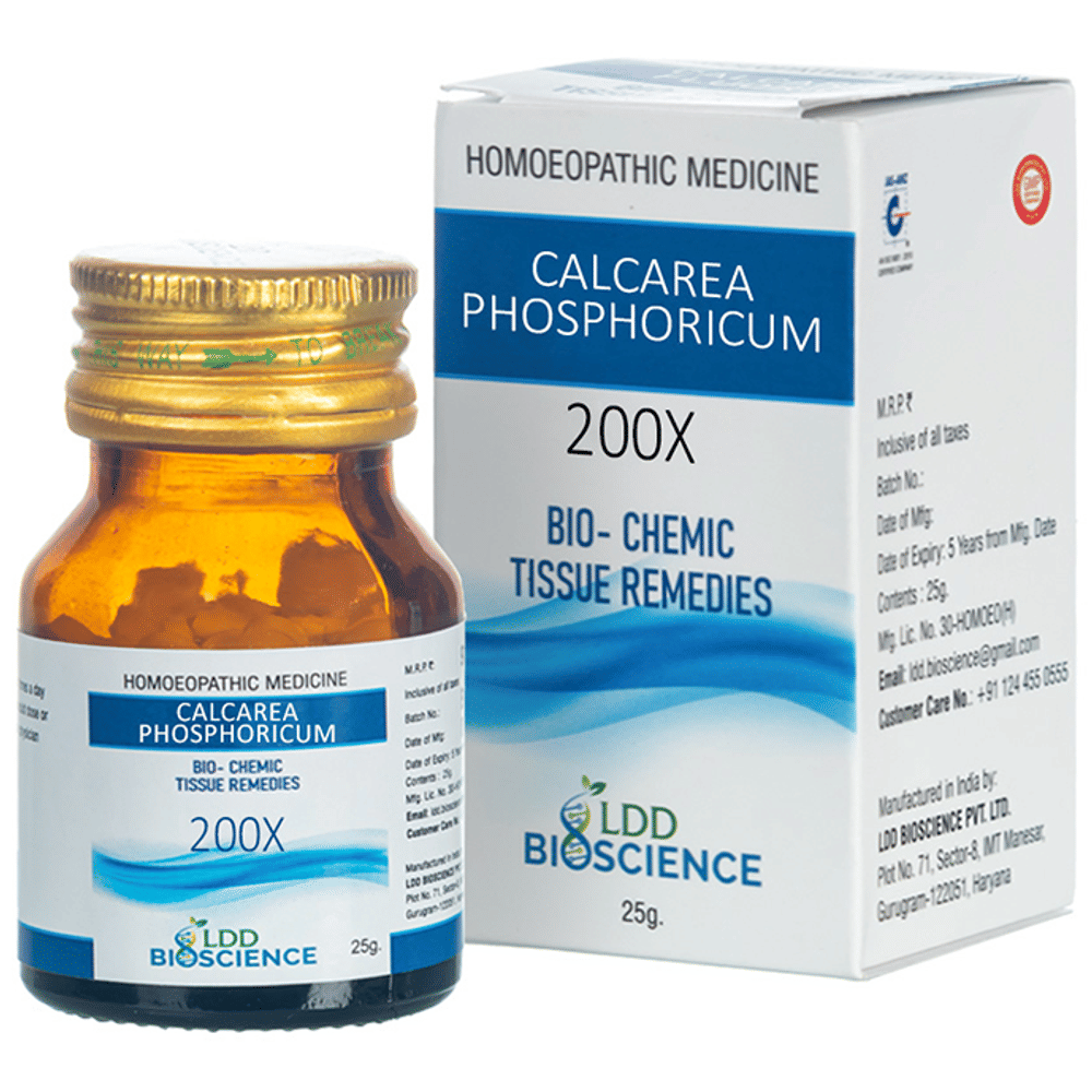 LDD Bioscience Calcarea Phosphoricum Biochemic Tablet 200X bottle of 25 gm Biochemic Tablet