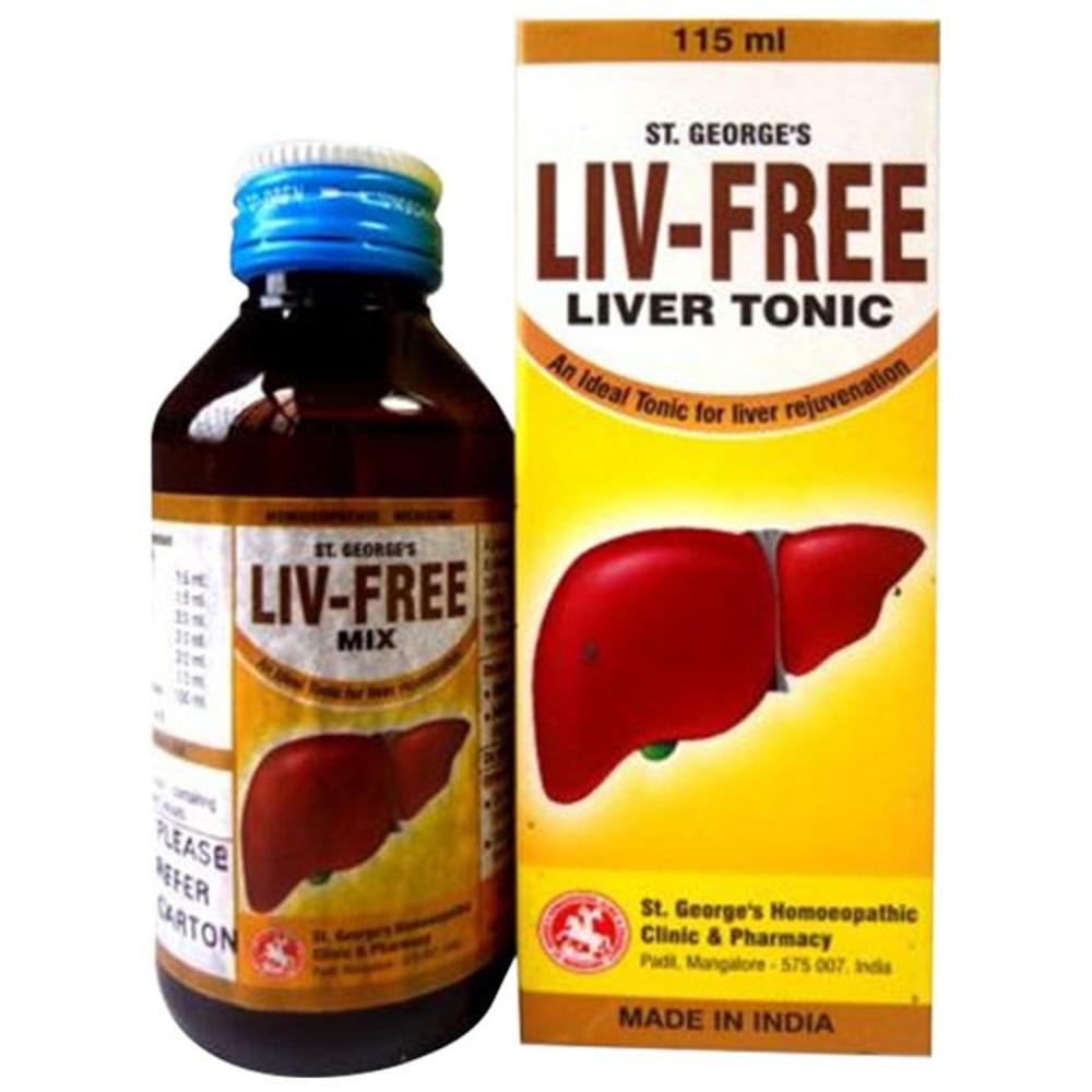St. George’s Liv- Free Liver Tonic bottle of 115 ml Tonic St. George’s Liv- Free Liver Tonic bottle of 115 ml Tonic