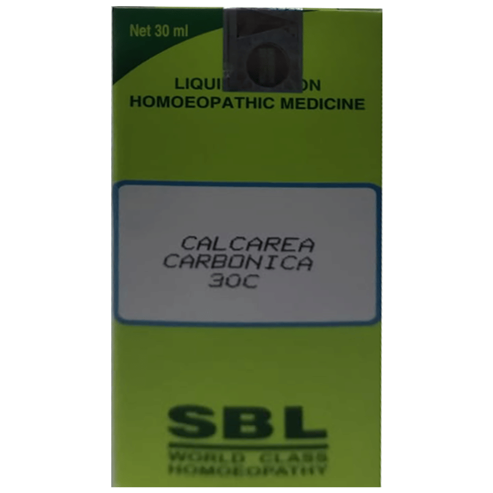 SBL Calcarea Carbonica Dilution 30 CH bottle of 30 ml Dilution