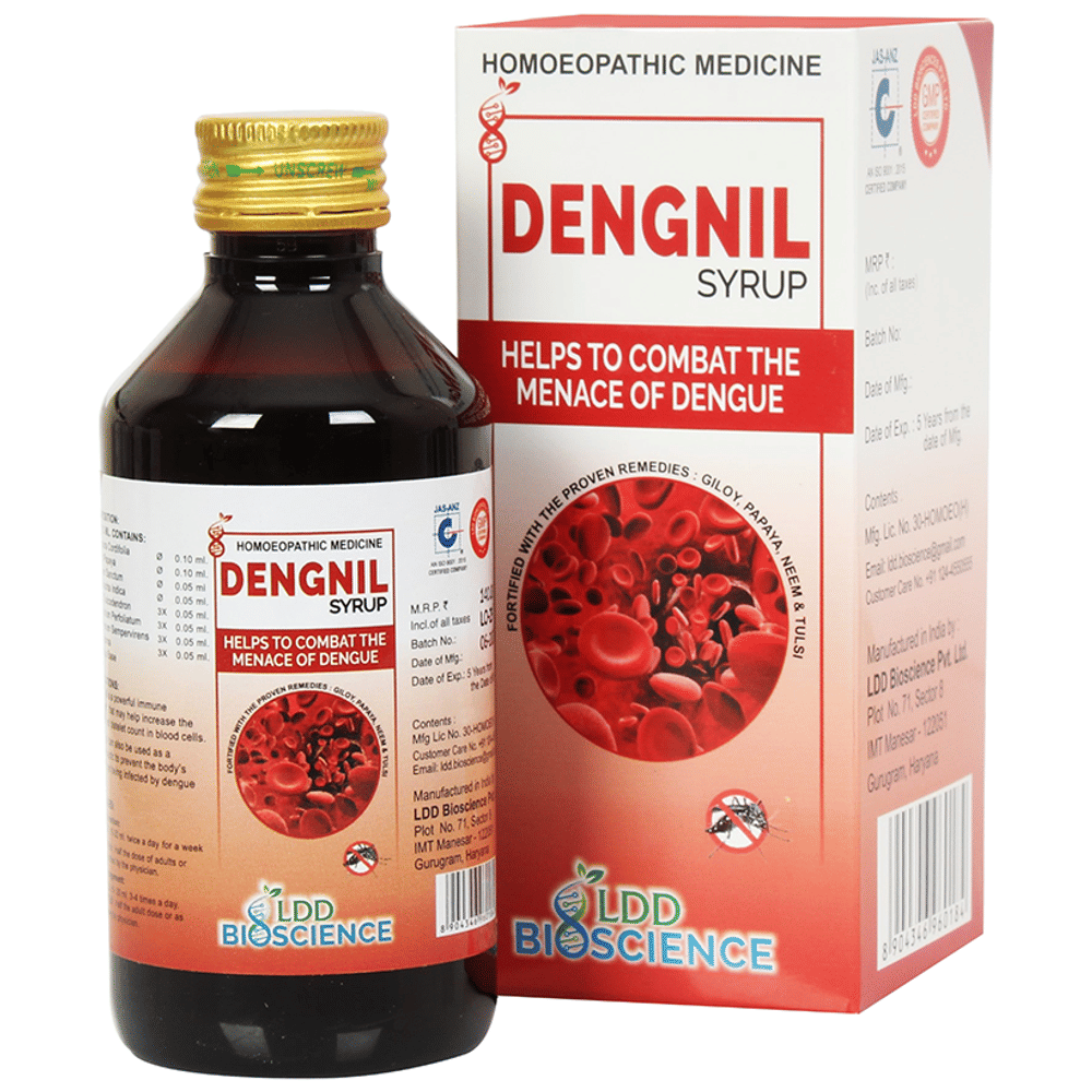 LDD Bioscience Dengnil Syrup bottle of 180 ml Syrup