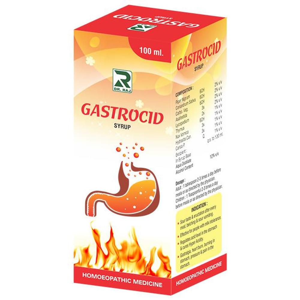 Dr. Raj Gastrocid Syrup bottle of 100 ml Syrup Dr. Raj Gastrocid Syrup bottle of 100 ml Syrup