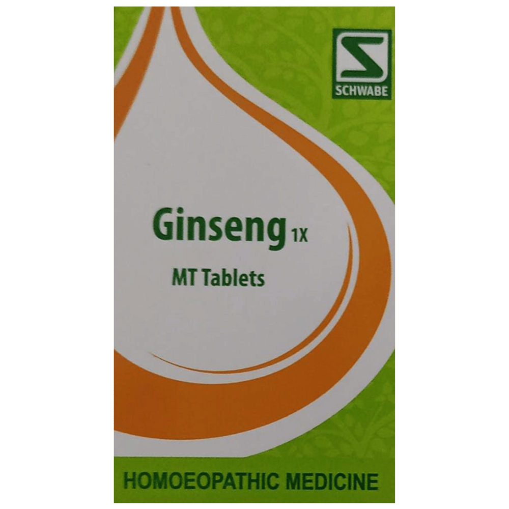 Dr Willmar Schwabe India Ginseng MT Tablet 1X bottle of 20 gm Tablet