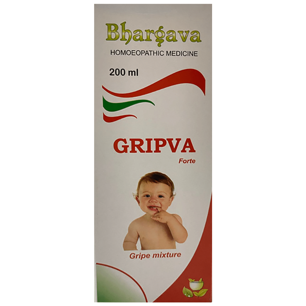 Bhargava Gripya Forte Syrup bottle of 200 ml Syrup