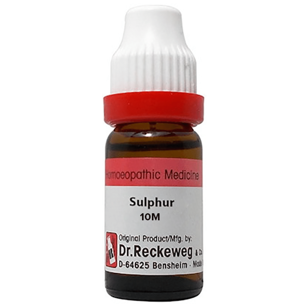 Dr. Reckeweg Sulphur Dilution 10M CH bottle of 11 ml Dilution