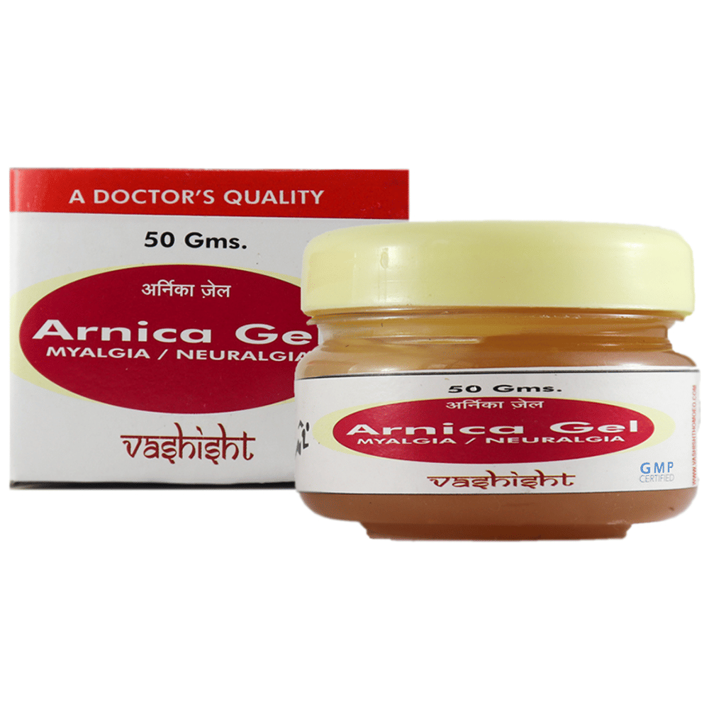 Vashisht Arnica Gel jar of 50 gm Gel Vashisht Arnica Gel jar of 50 gm Gel