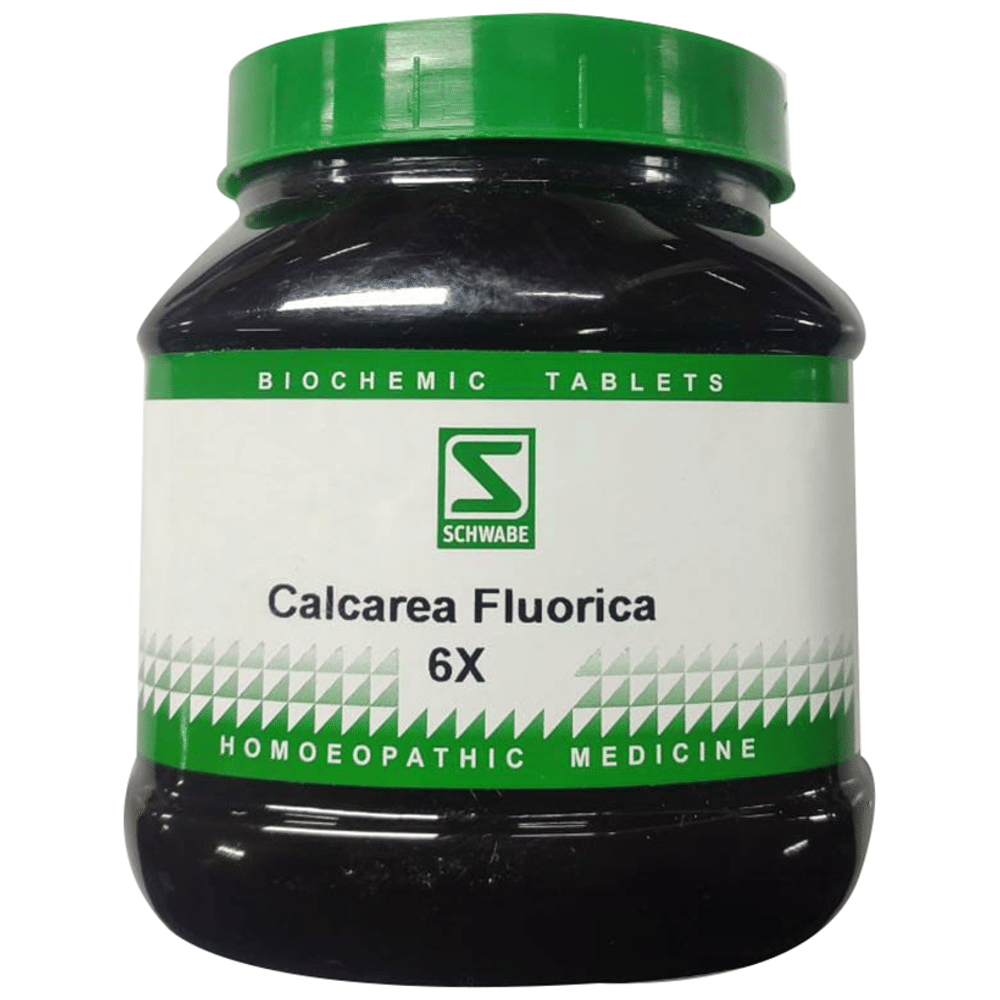 Dr Willmar Schwabe India Calcarea Fluorica Biochemic Tablet 6X bottle of 550 gm Biochemic Tablet