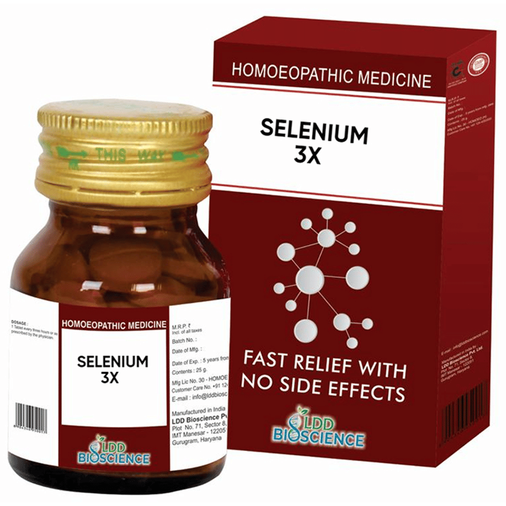 LDD Bioscience Selenium 3X bottle of 25 gm Tablet