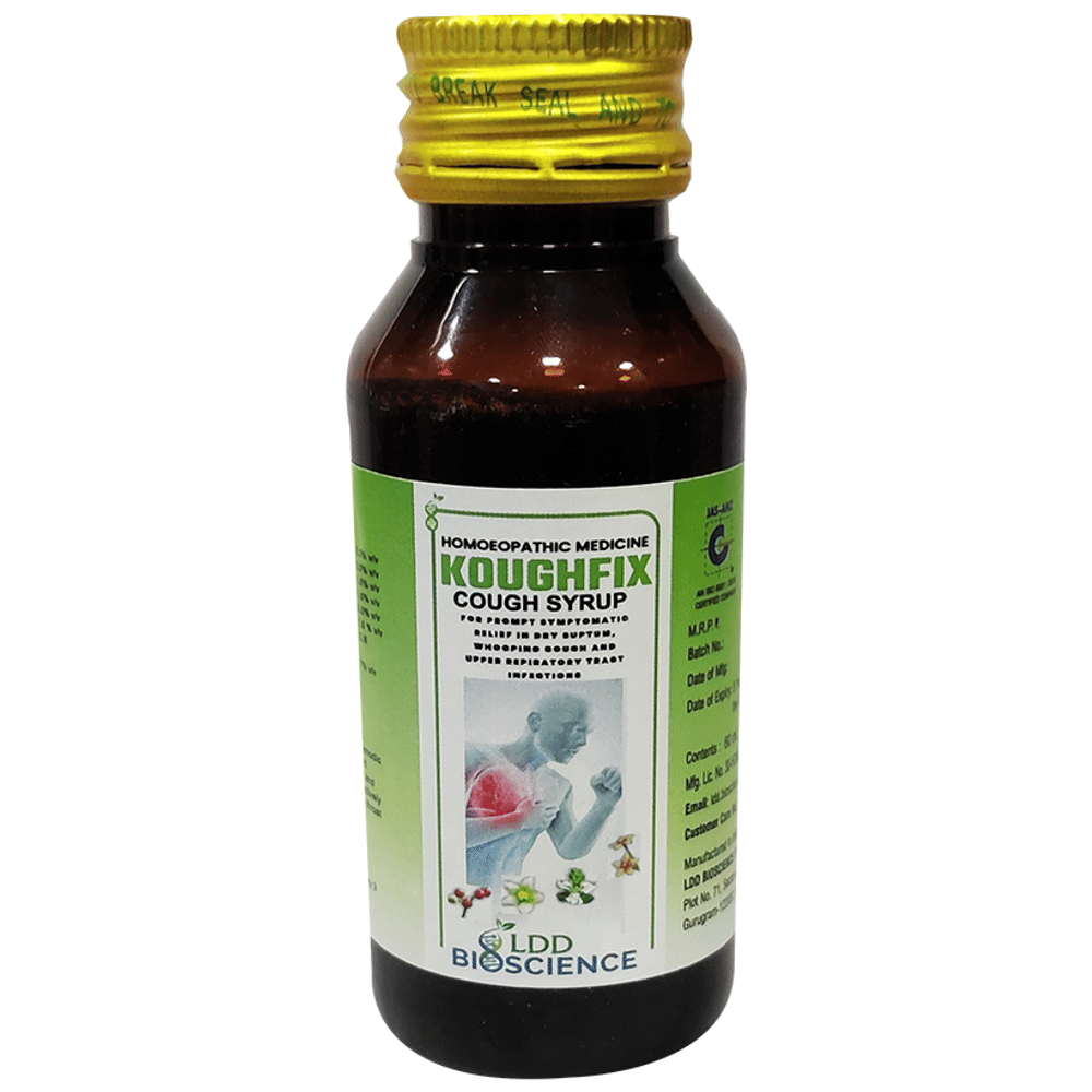 LDD Bioscience Koughfix Cough Syrup bottle of 60 ml Syrup
