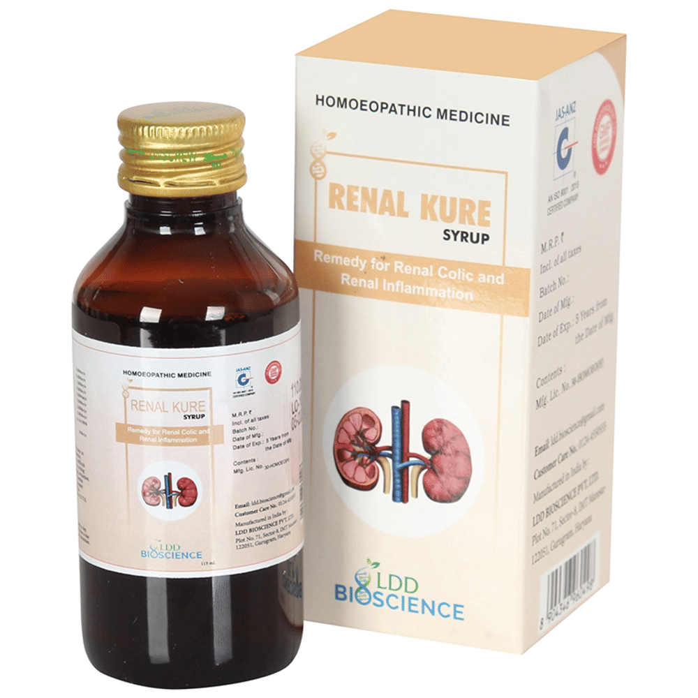 LDD Bioscience Renal Kure Syrup bottle of 115 ml Syrup