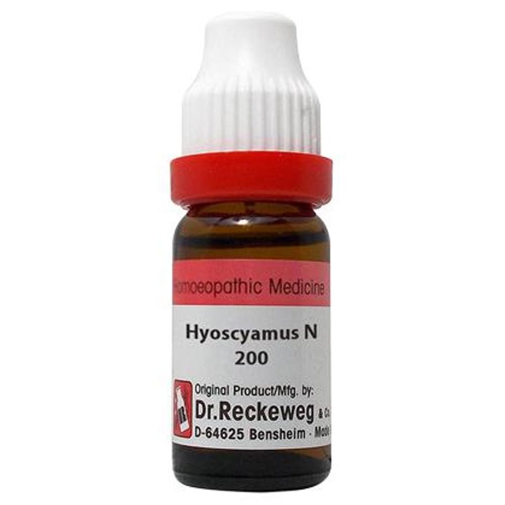 Dr. Reckeweg Hyoscyamus N Dilution 200 CH bottle of 11 ml Dilution