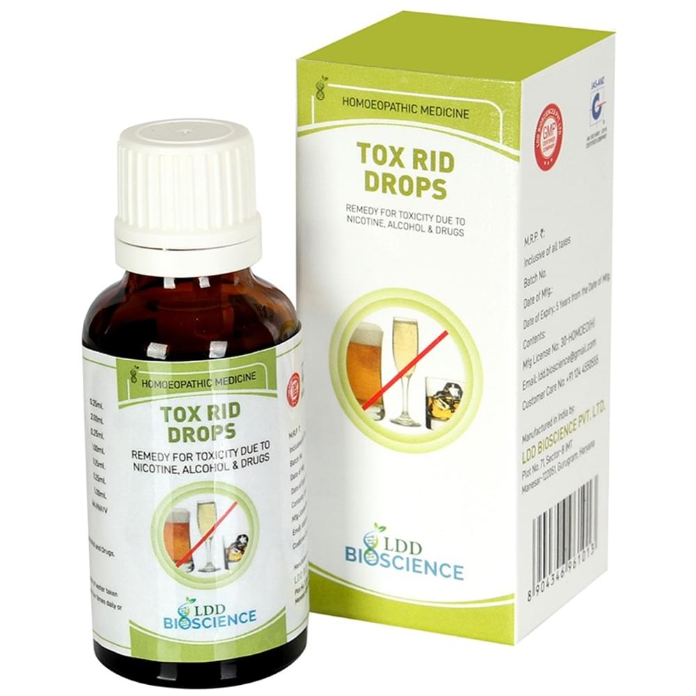 LDD Bioscience Tox Rid Drop bottle of 30 ml Drop