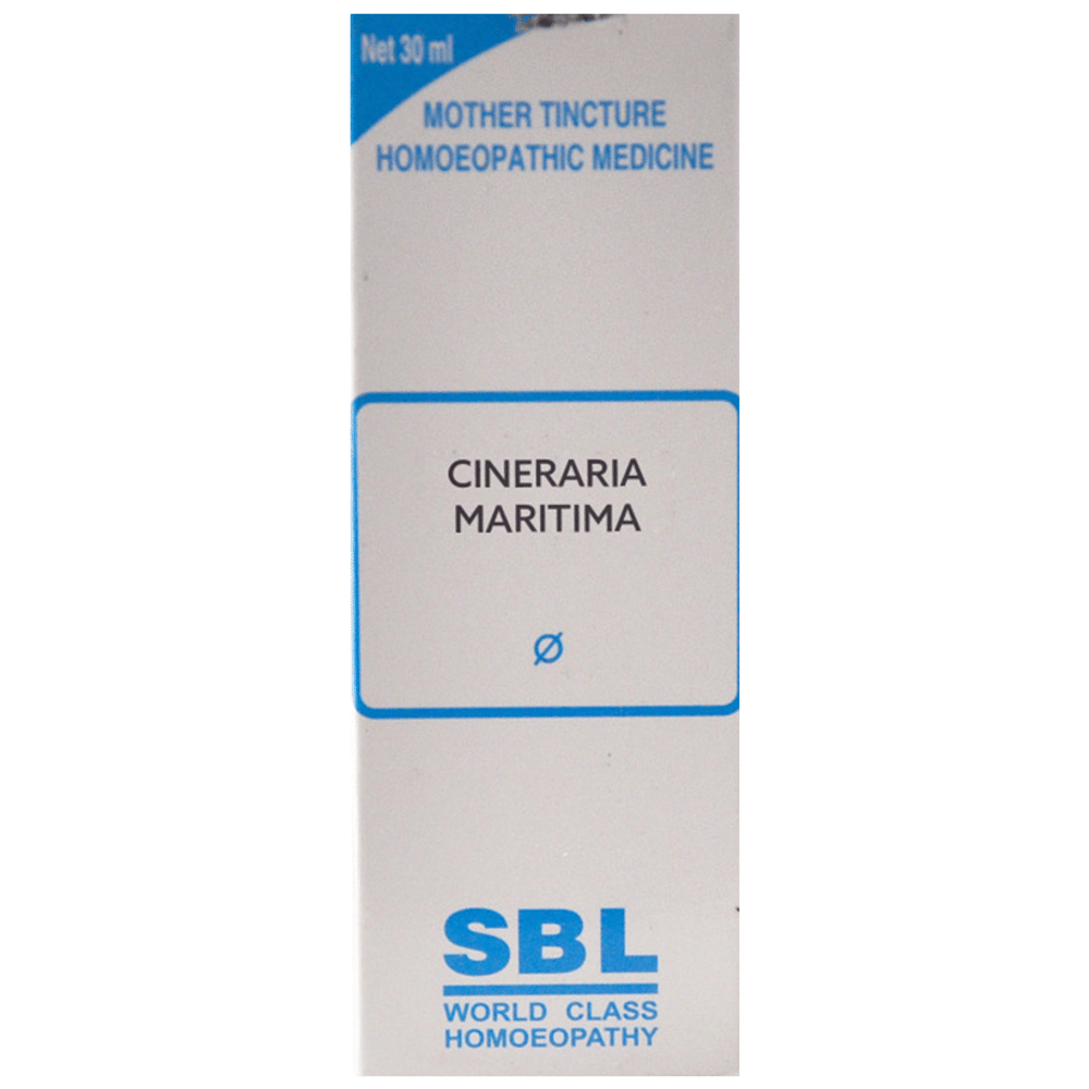 SBL Cineraria Maritima Mother Tincture Q bottle of 30 ml Mother Tincture
