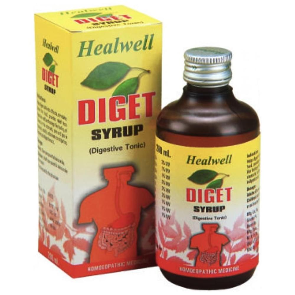Healwell Diget Syrup bottle of 200 ml Syrup
