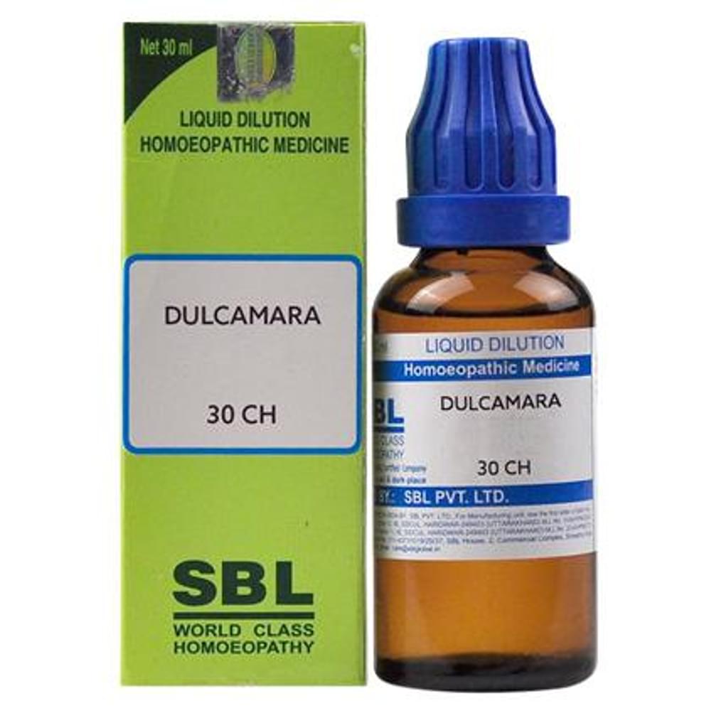 SBL Dulcamara Dilution 30 CH bottle of 30 ml Dilution