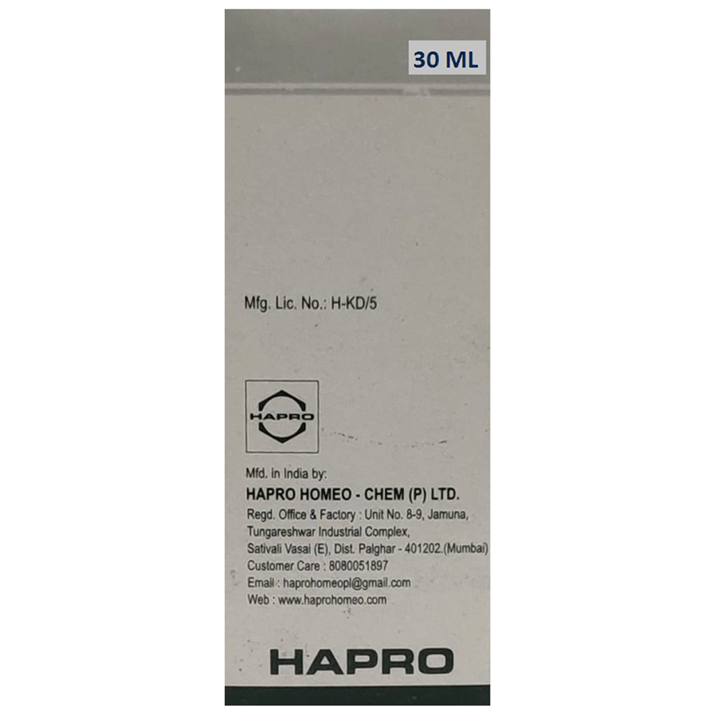 Hapro Belladonna Dilution 1M bottle of 30 ml Dilution