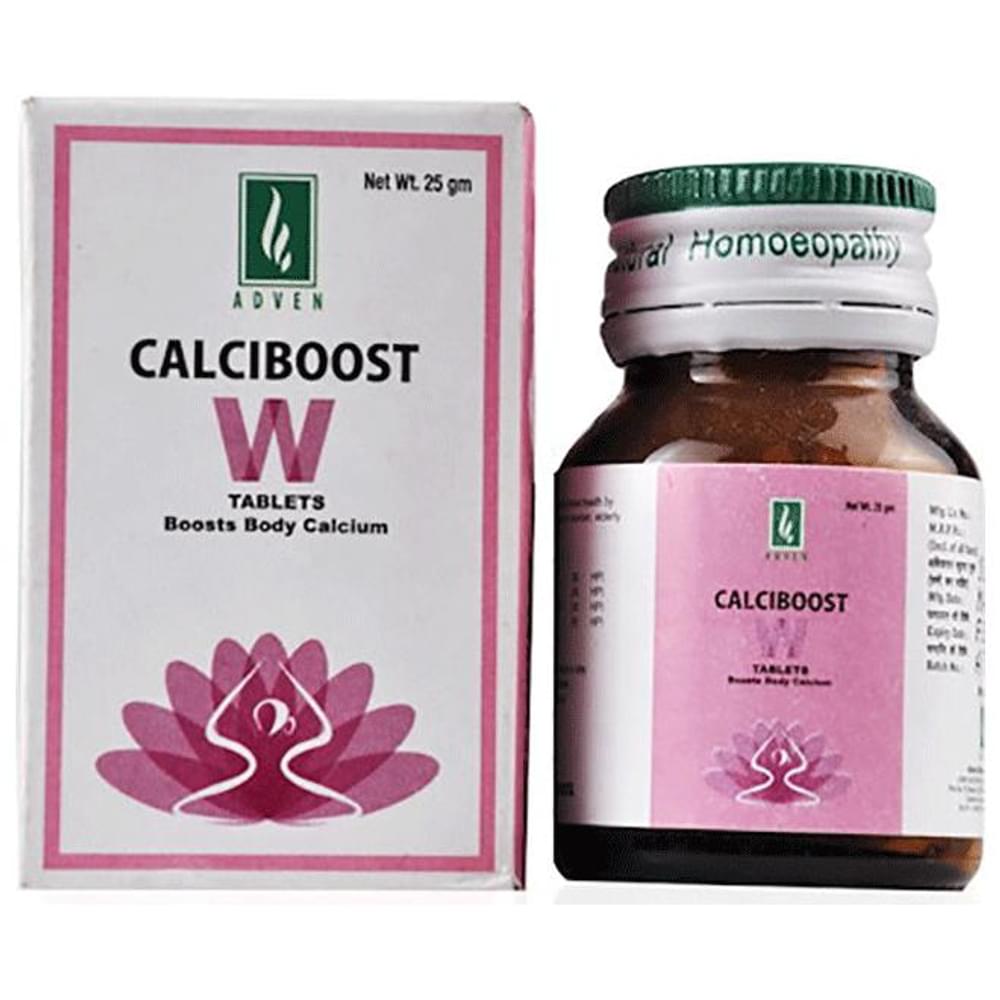 Adven Calciboost-W Tablet bottle of 25 gm Tablet