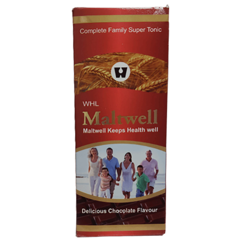 Dr. Wellmans WHL Maltwell Tonic Delicious Chocolate bottle of 450 gm Tonic